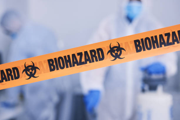 Professional Blood Cleanup technician working in Atlantic Beach, NY